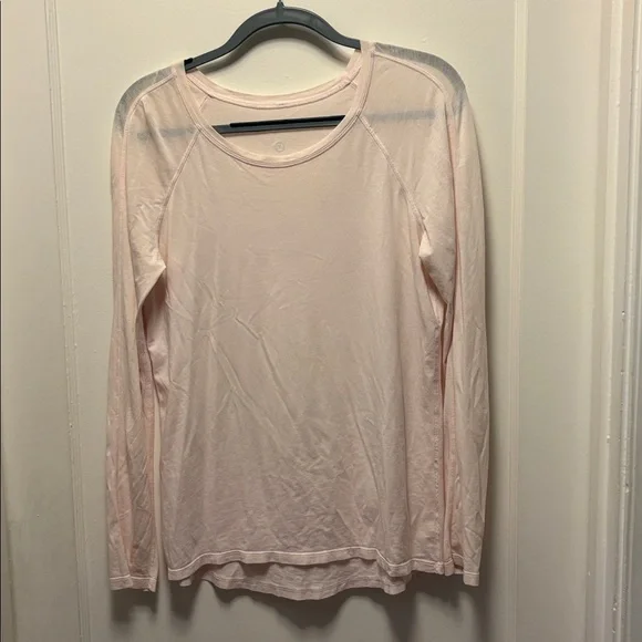 Lululemon Emerald Long Sleeve Top Pink Glow, size 8 (best guess, no tag) - Picture 2 of 4